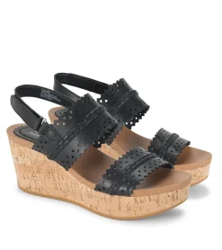 Baretraps Wedge Sandals-Rene Wedge Sandal Black