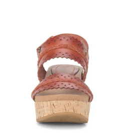 Baretraps Wedge Sandals-Rene Wedge Sandal Cayenne