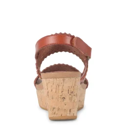 Baretraps Wedge Sandals-Rene Wedge Sandal Cayenne