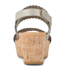 Baretraps Wedge Sandals-Rene Wedge Sandal Champagne