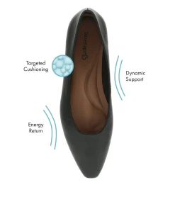 Baretraps Flats & Loafers|Dress Shoes-Rhonda Casual Flat Black