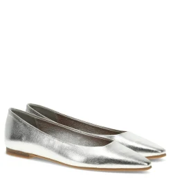 Baretraps Flats & Loafers|Dress Shoes-Rhonda Casual Flat Silver