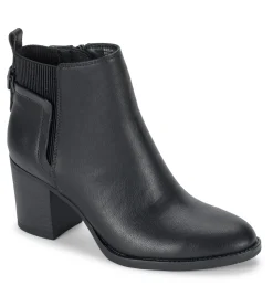 Baretraps Booties-Rhoslyn Block Heel Bootie Black
