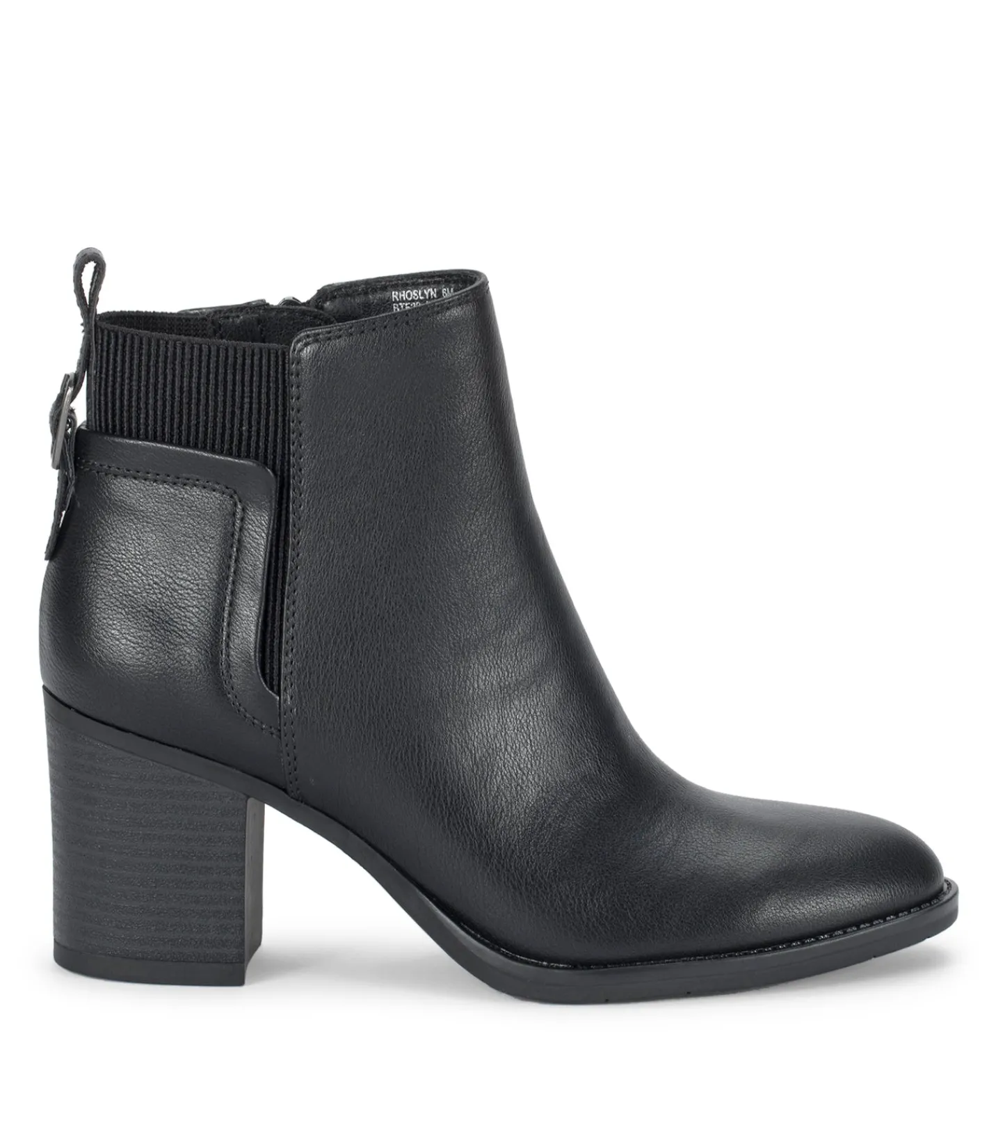 Baretraps Booties-Rhoslyn Block Heel Bootie Black