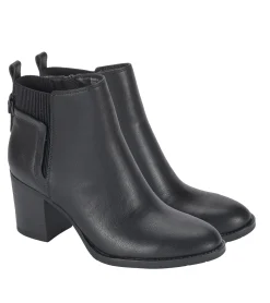 Baretraps Booties-Rhoslyn Block Heel Bootie Black
