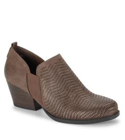 Baretraps Booties-Ridgely Block Heel Bootie DarkTaupe