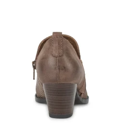 Baretraps Booties-Ridgely Block Heel Bootie DarkTaupe