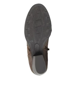 Baretraps Booties-Ridgely Block Heel Bootie DarkTaupe