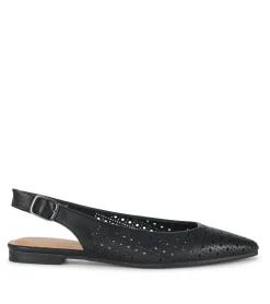 Baretraps Flats & Loafers-Riva Slingback Flat Black