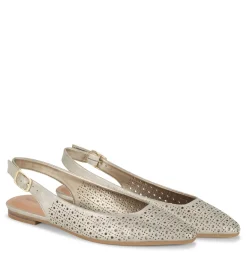 Baretraps Flats & Loafers-Riva Slingback Flat Champagne