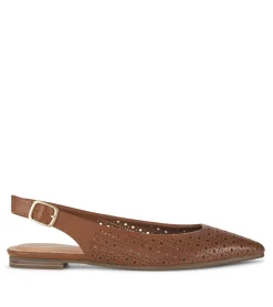Baretraps Flats & Loafers-Riva Slingback Flat DarkBeechnut