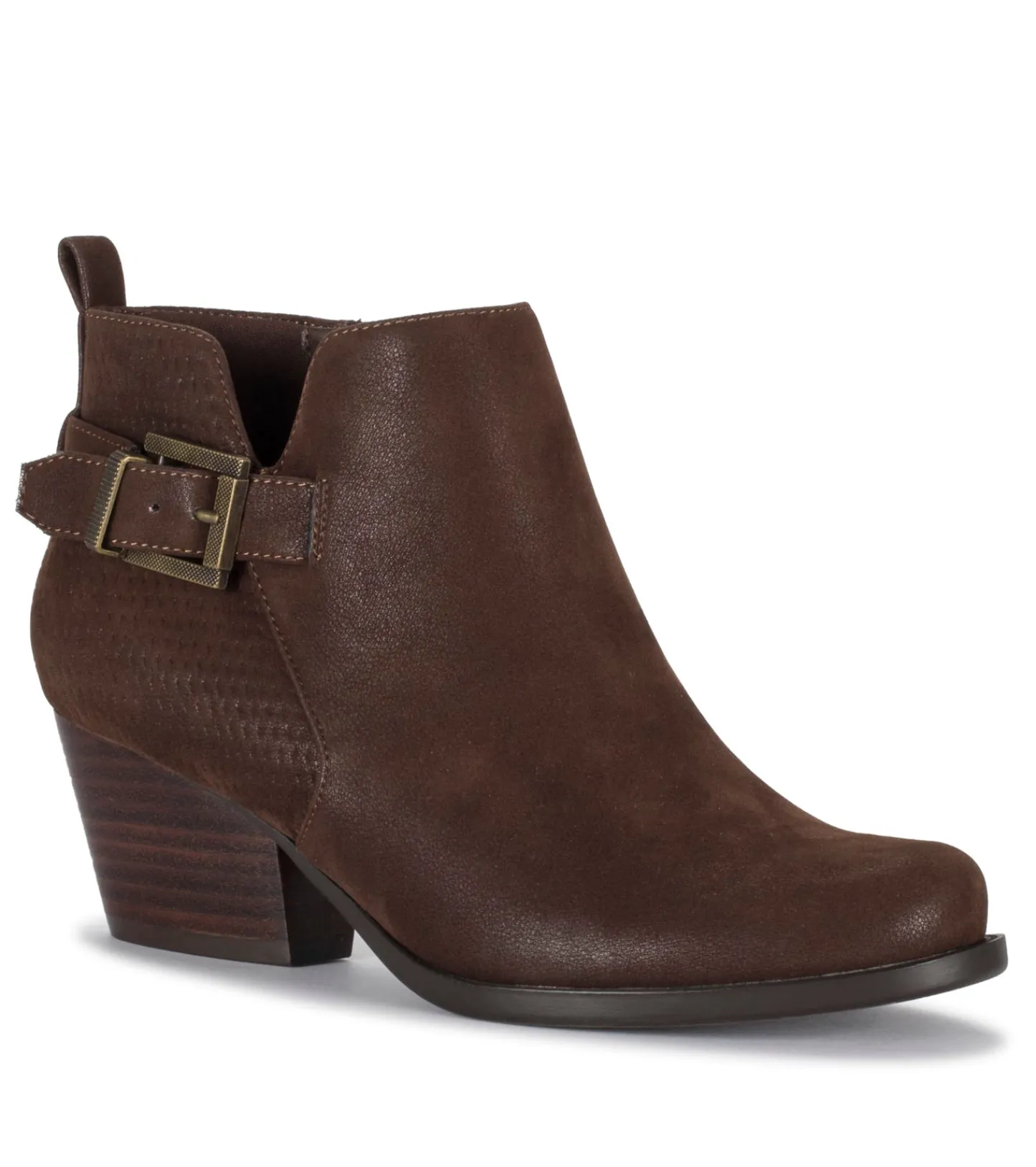 Baretraps Booties-Rudy Block Heel Bootie MediumBrown