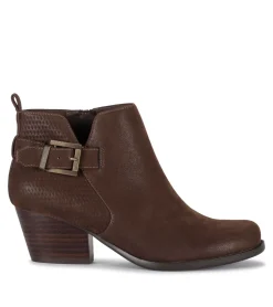 Baretraps Booties-Rudy Block Heel Bootie MediumBrown