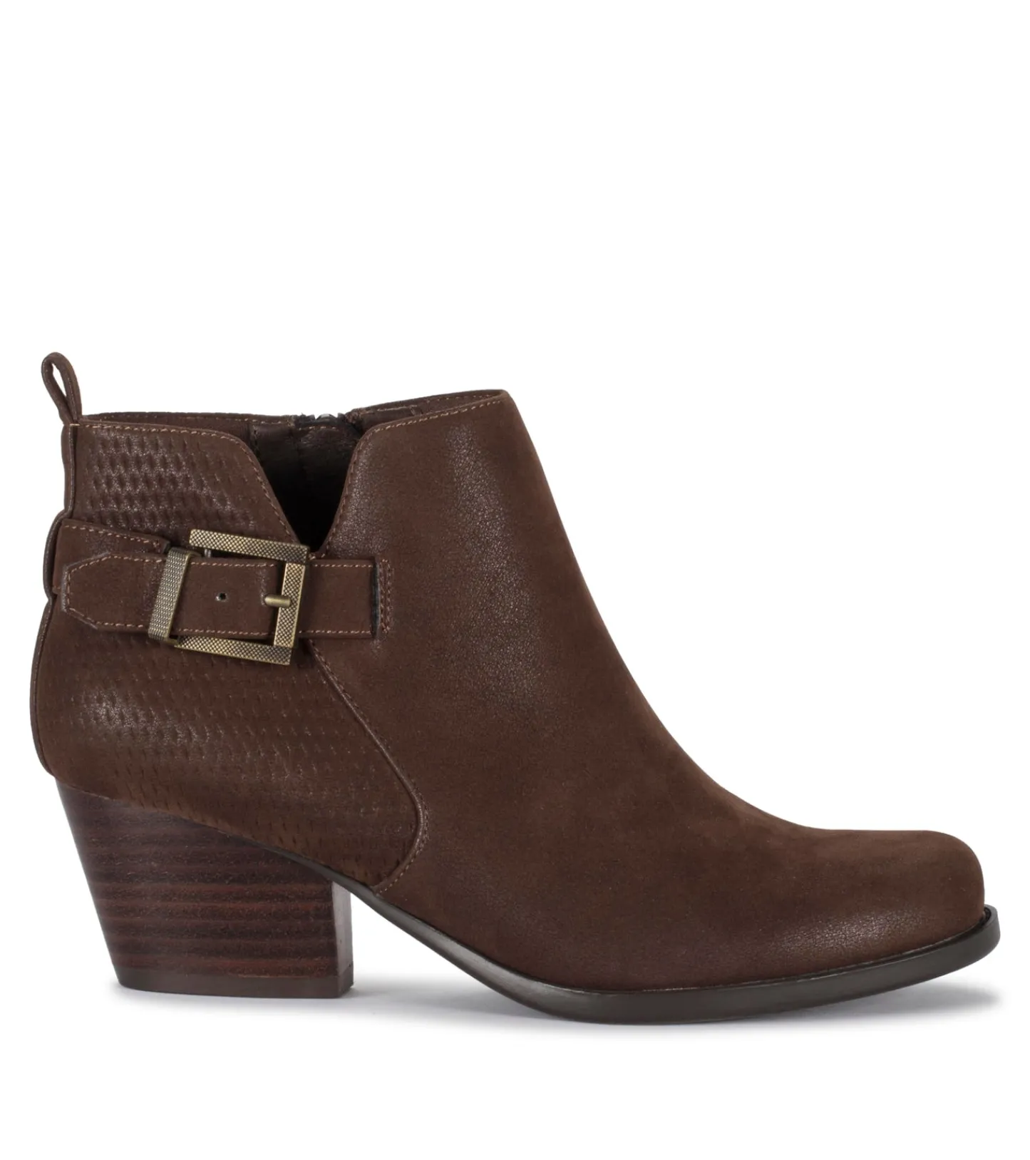 Baretraps Booties-Rudy Block Heel Bootie MediumBrown