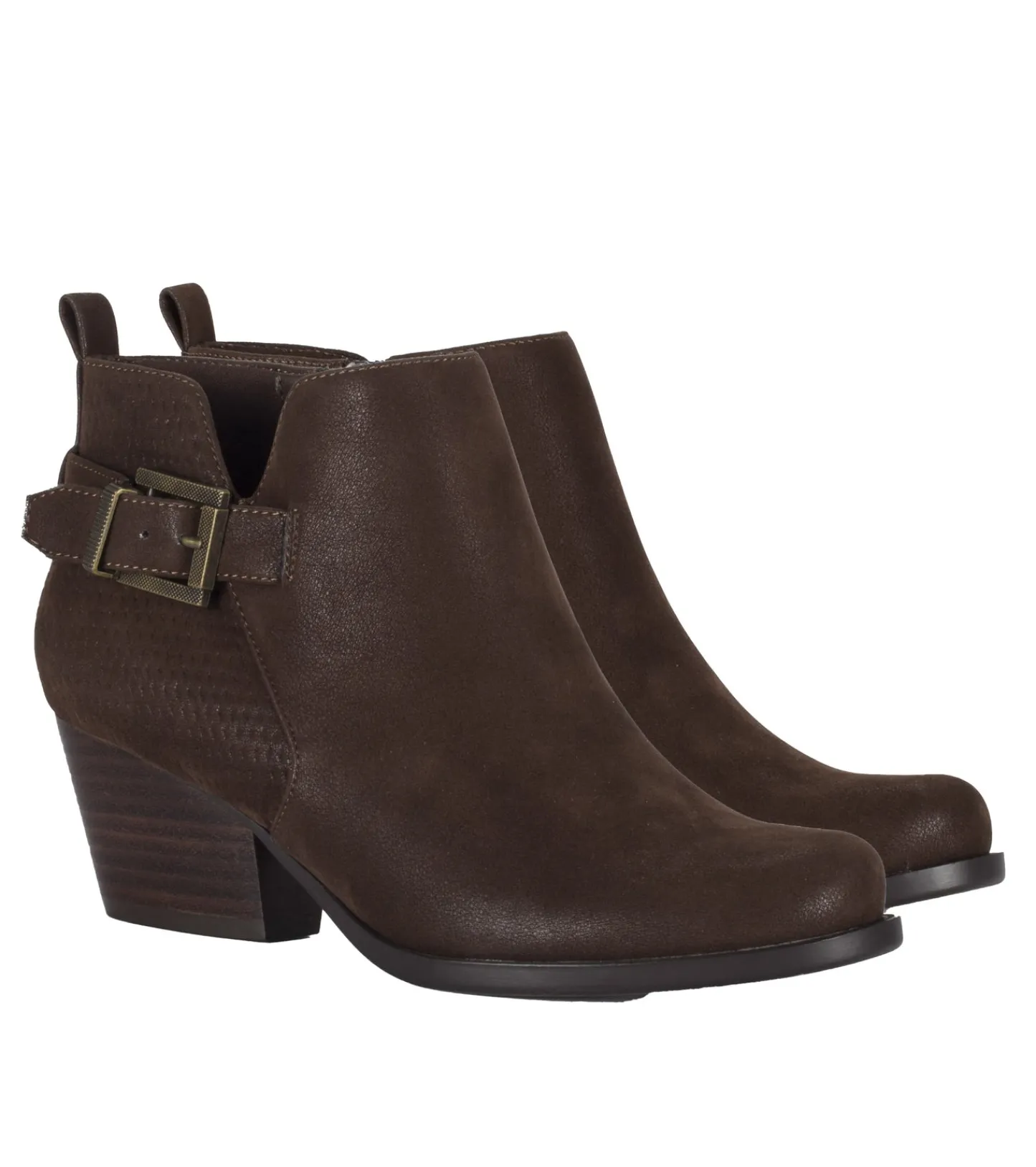 Baretraps Booties-Rudy Block Heel Bootie MediumBrown