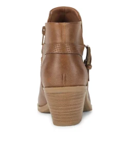 Baretraps Booties-Santos Block Heel Bootie Auburn