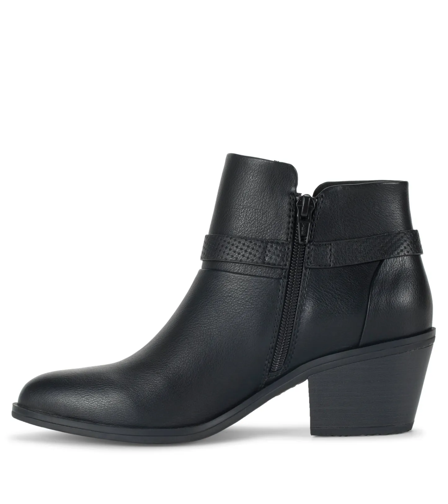 Baretraps Booties-Santos Block Heel Bootie Black