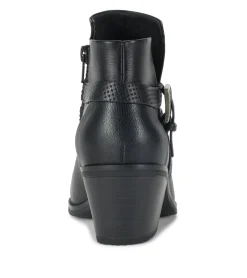 Baretraps Booties-Santos Block Heel Bootie Black