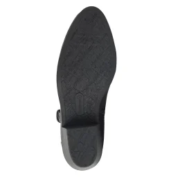 Baretraps Booties-Santos Block Heel Bootie Black