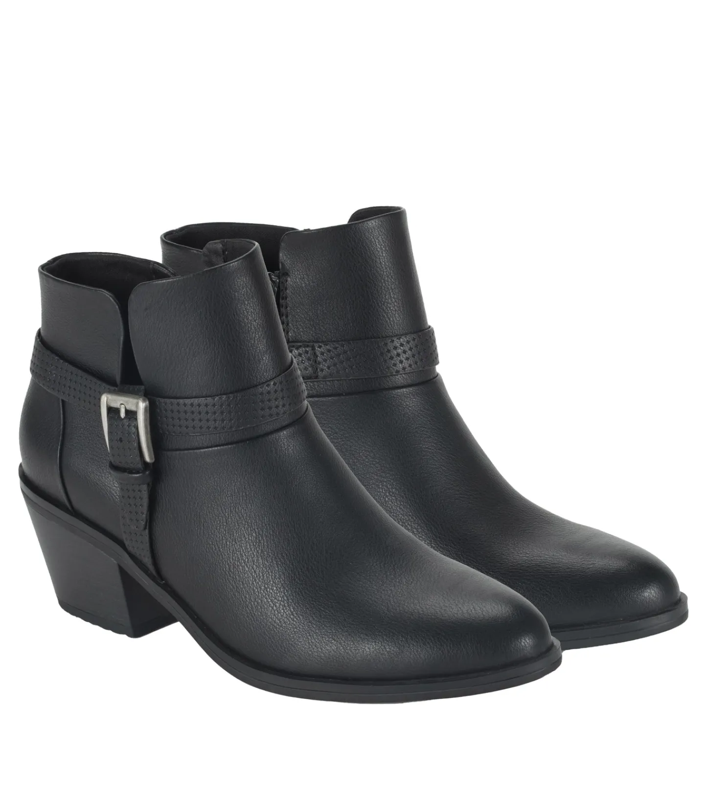 Baretraps Booties-Santos Block Heel Bootie Black