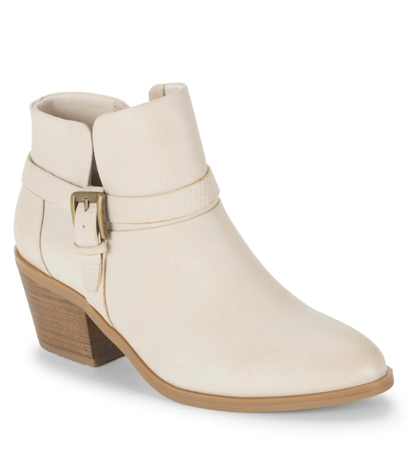 Baretraps Booties-Santos Block Heel Bootie Milkyway