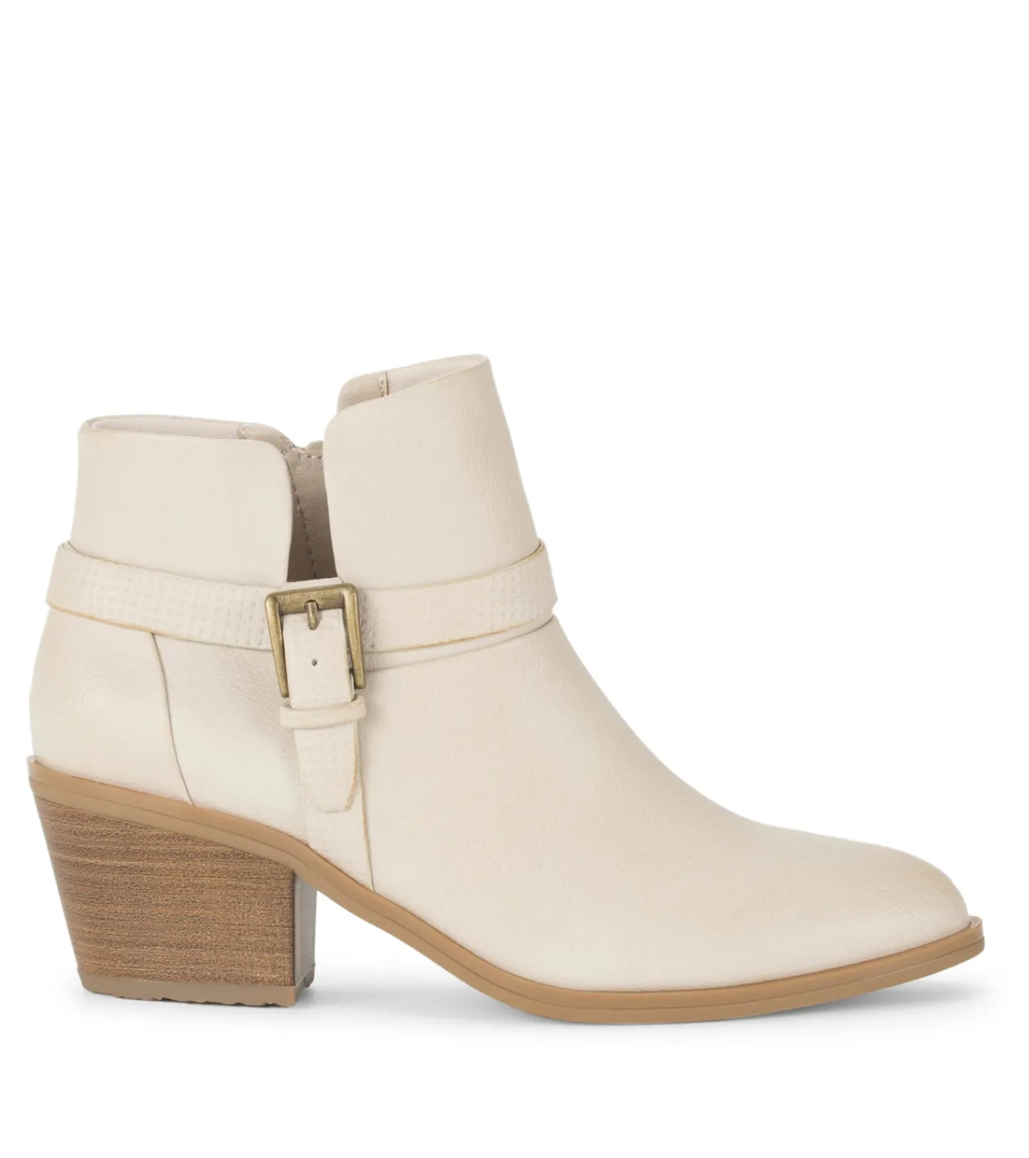Baretraps Booties-Santos Block Heel Bootie Milkyway