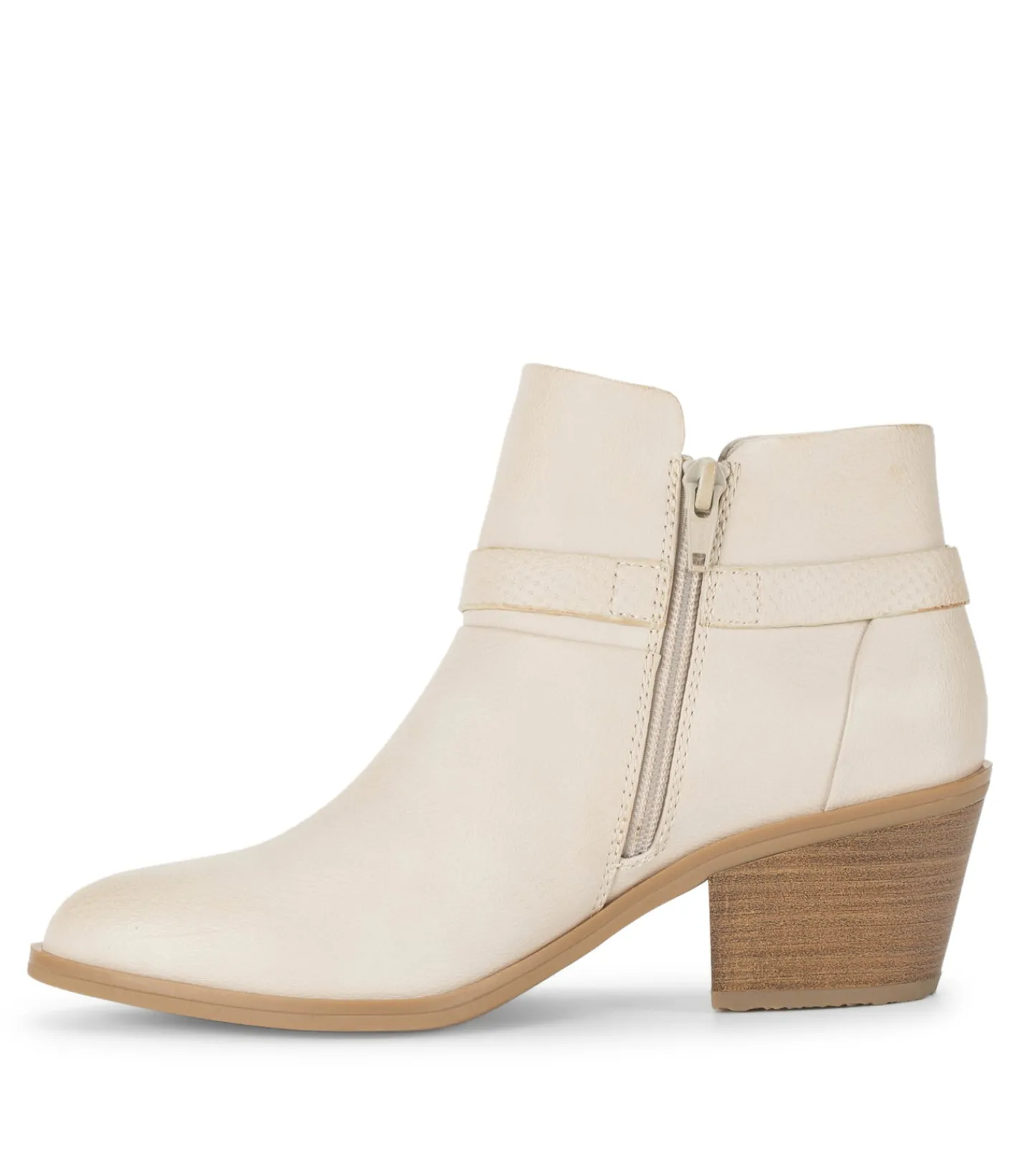 Baretraps Booties-Santos Block Heel Bootie Milkyway