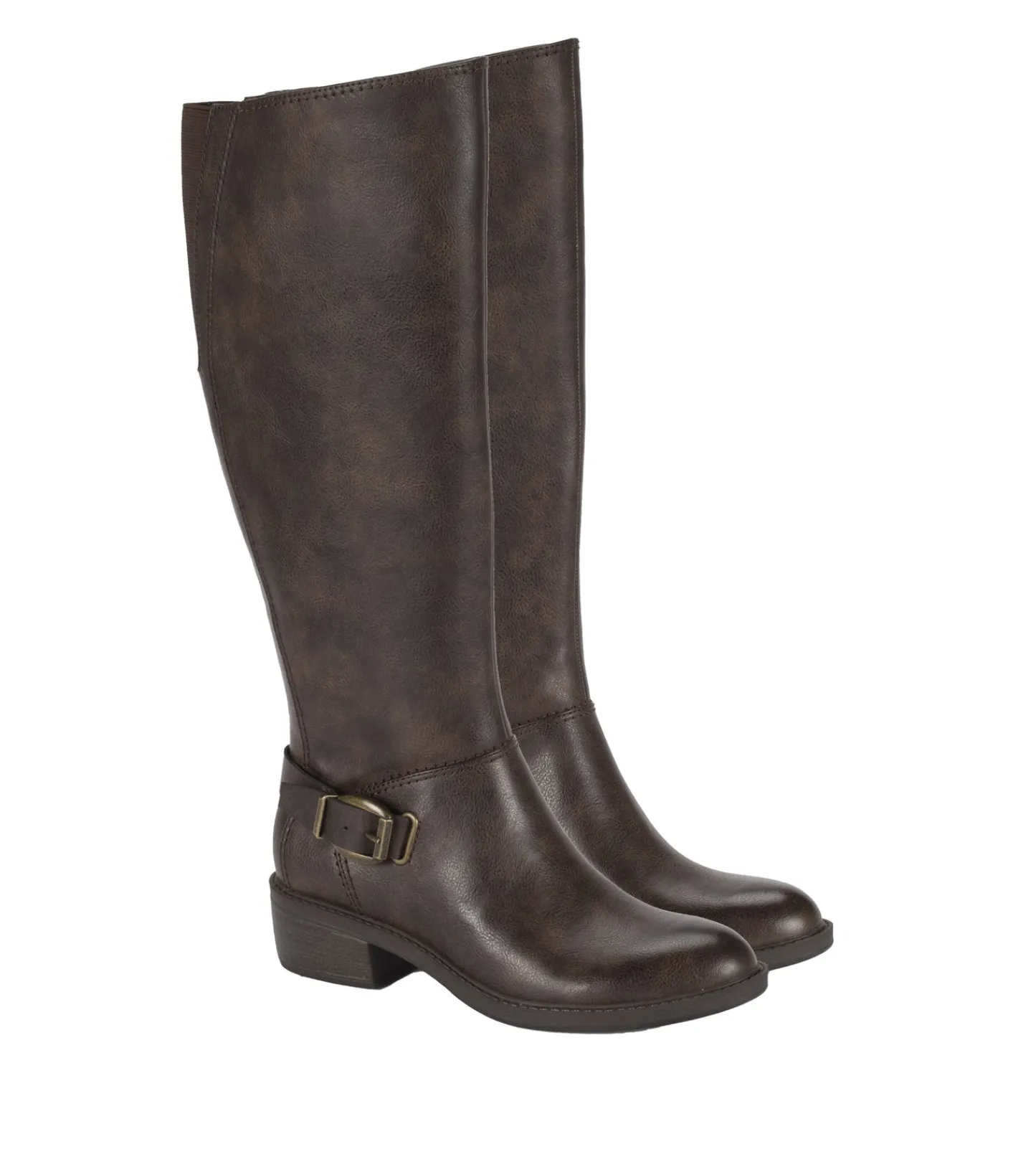 Baretraps Wide Calf Boots|Knee High Boots-Sasson Wide Calf Tall Boot DarkBrown