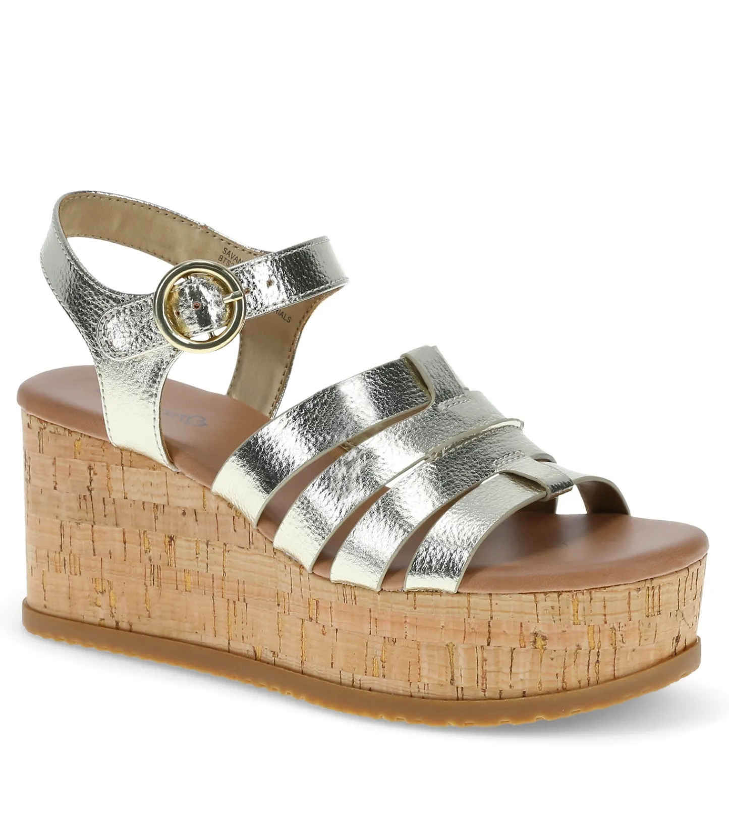 Baretraps Wedge Sandals-Savannah Wedge Sandal LightGold
