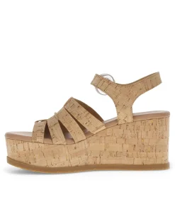 Baretraps Wedge Sandals-Savannah Wedge Sandal NaturalCork
