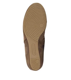 Baretraps Knee High Boots-Scarlett Tall Wedge Boot Cashew