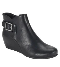 Baretraps Booties-Serena Wedge Bootie Black