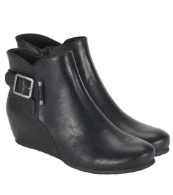 Baretraps Booties-Serena Wedge Bootie Black