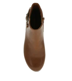 Baretraps Booties-Serena Wedge Bootie Cognac