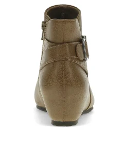 Baretraps Booties-Serena Wedge Bootie Truffle