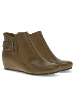 Baretraps Booties-Serena Wedge Bootie Truffle