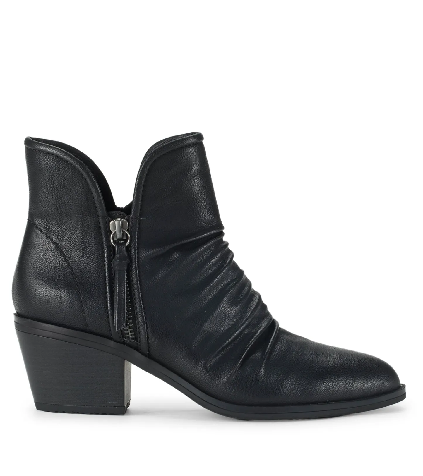 Baretraps Booties-Serenity Block Heel Bootie Black