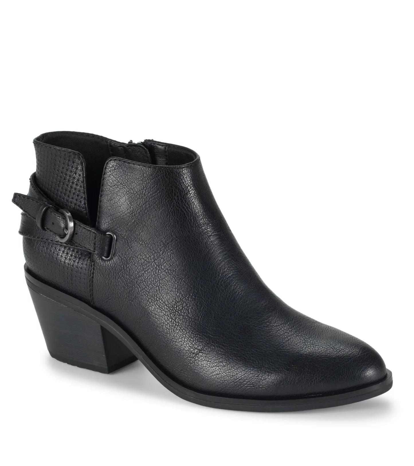 Baretraps Booties-Shannen Block Heel Bootie Black