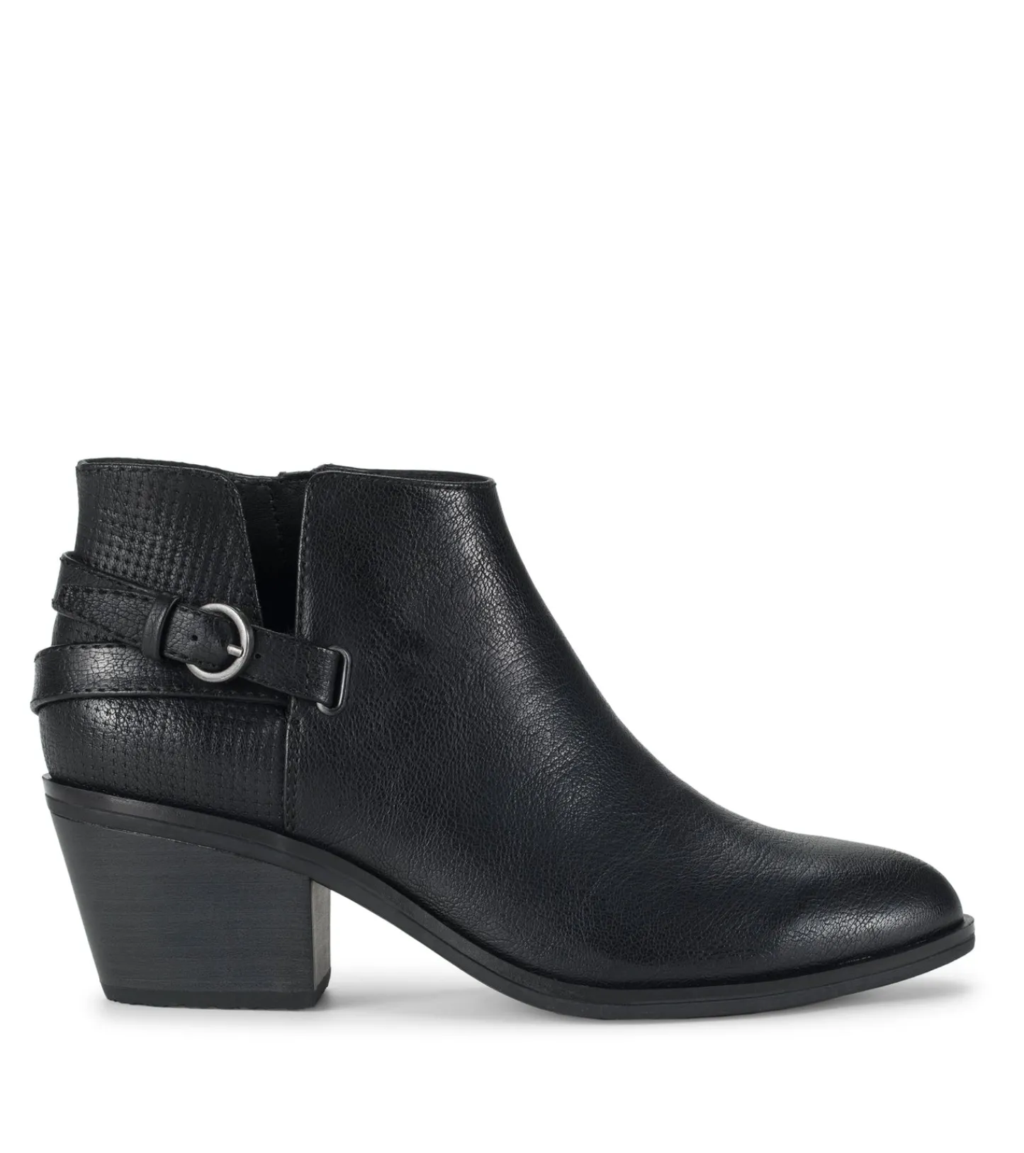 Baretraps Booties-Shannen Block Heel Bootie Black