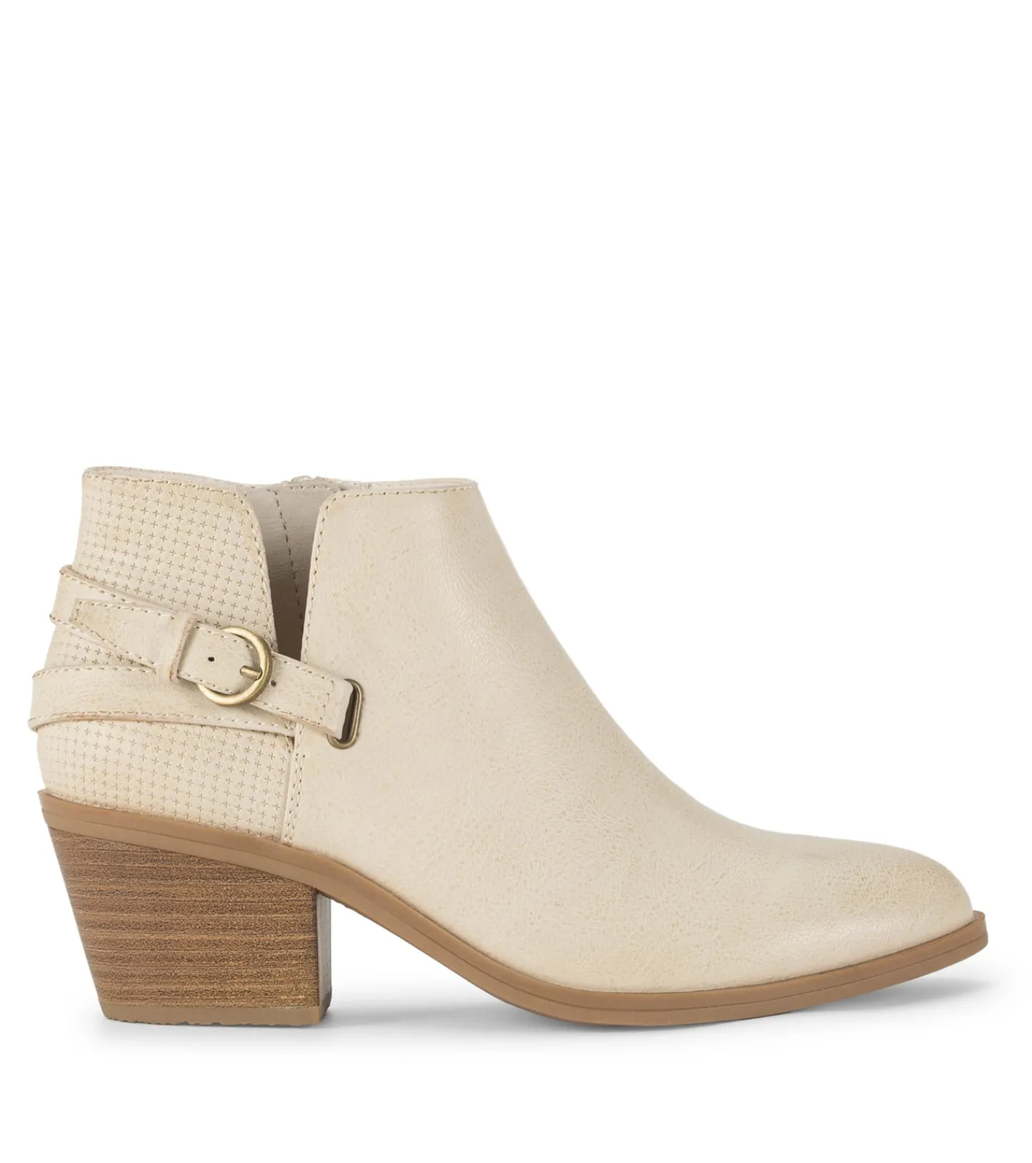 Baretraps Booties-Shannen Block Heel Bootie Milkyway