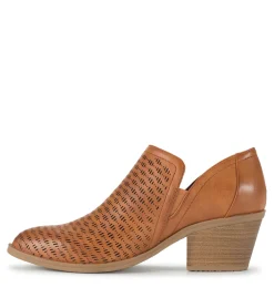 Baretraps Booties-Slaine Ankle Bootie Cognac