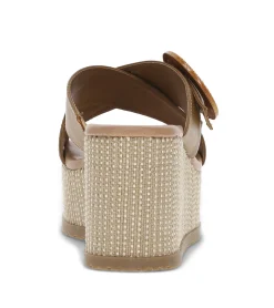 Baretraps Wedge Sandals-Sydney Wedge Sandal Caramel