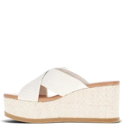 Baretraps Wedge Sandals-Sydney Wedge Sandal Cream