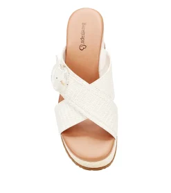 Baretraps Wedge Sandals-Sydney Wedge Sandal Cream