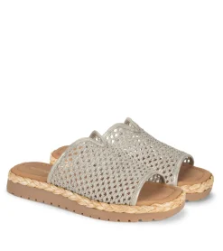 Baretraps Slides & Slip On Sandals-Tasmine Slide Sandal Champagne