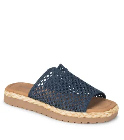 Baretraps Slides & Slip On Sandals-Tasmine Slide Sandal DarkDenim