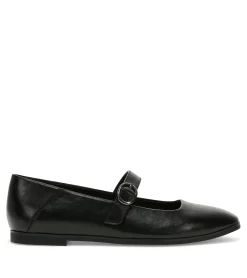 Baretraps Flats & Loafers|Dress Shoes-Teagan Mary Jane Flat Black