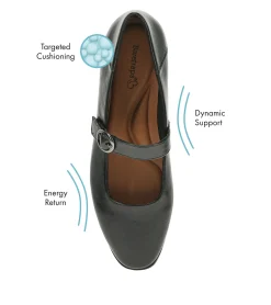 Baretraps Flats & Loafers|Dress Shoes-Teagan Mary Jane Flat Black