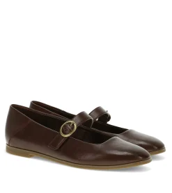 Baretraps Flats & Loafers|Dress Shoes-Teagan Mary Jane Flat Bloodstone