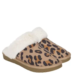 Baretraps Flats & Loafers-Teegan Clog Slipper Leopard